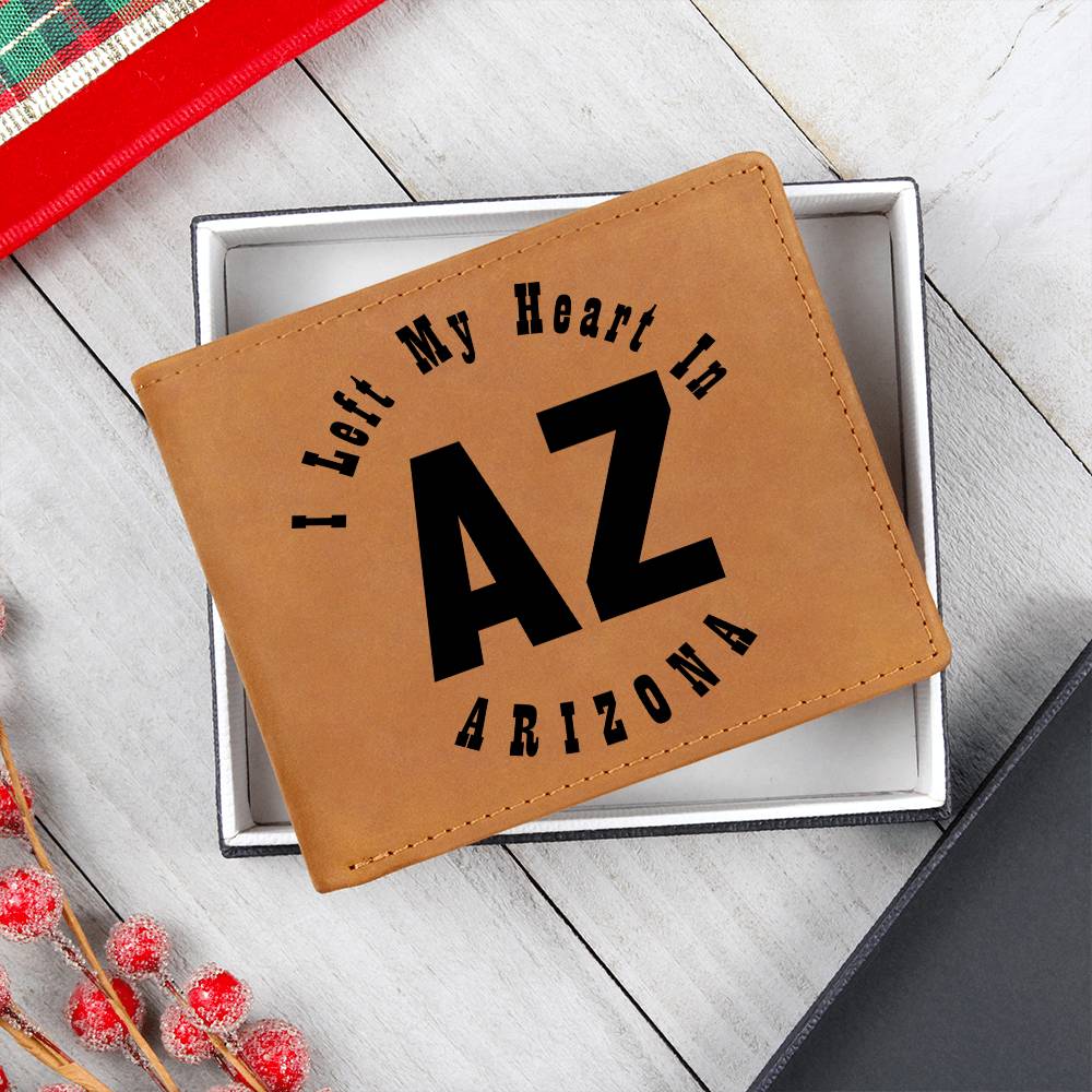 Heart In Arizona v01 - Leather Wallet