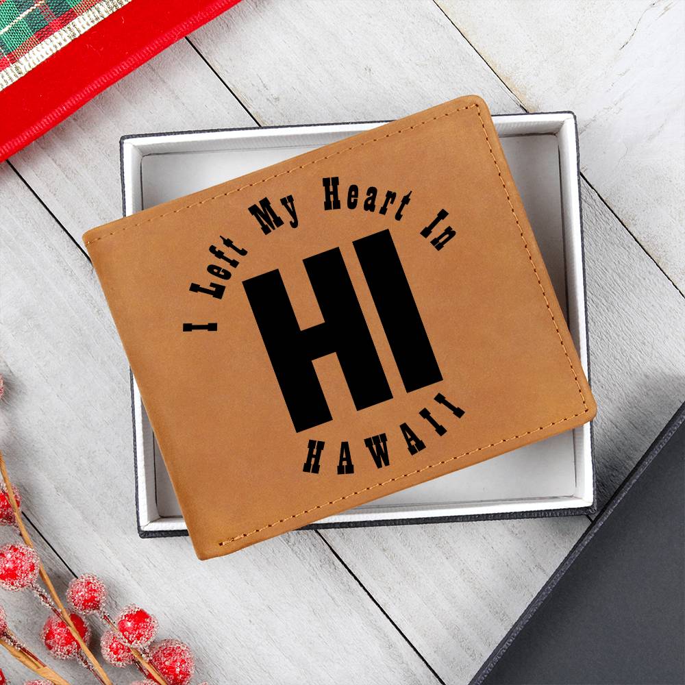 Heart In Hawaii v01 - Leather Wallet