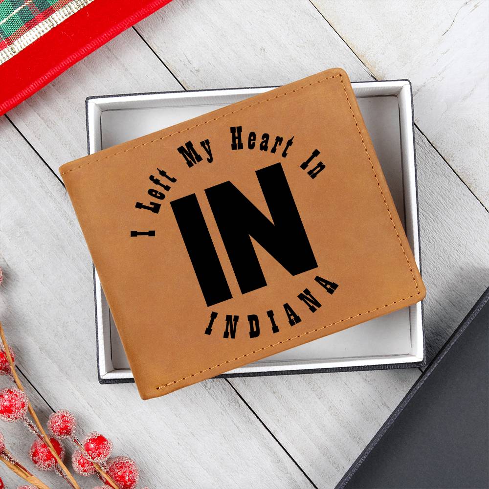 Heart In Indiana v01 - Leather Wallet