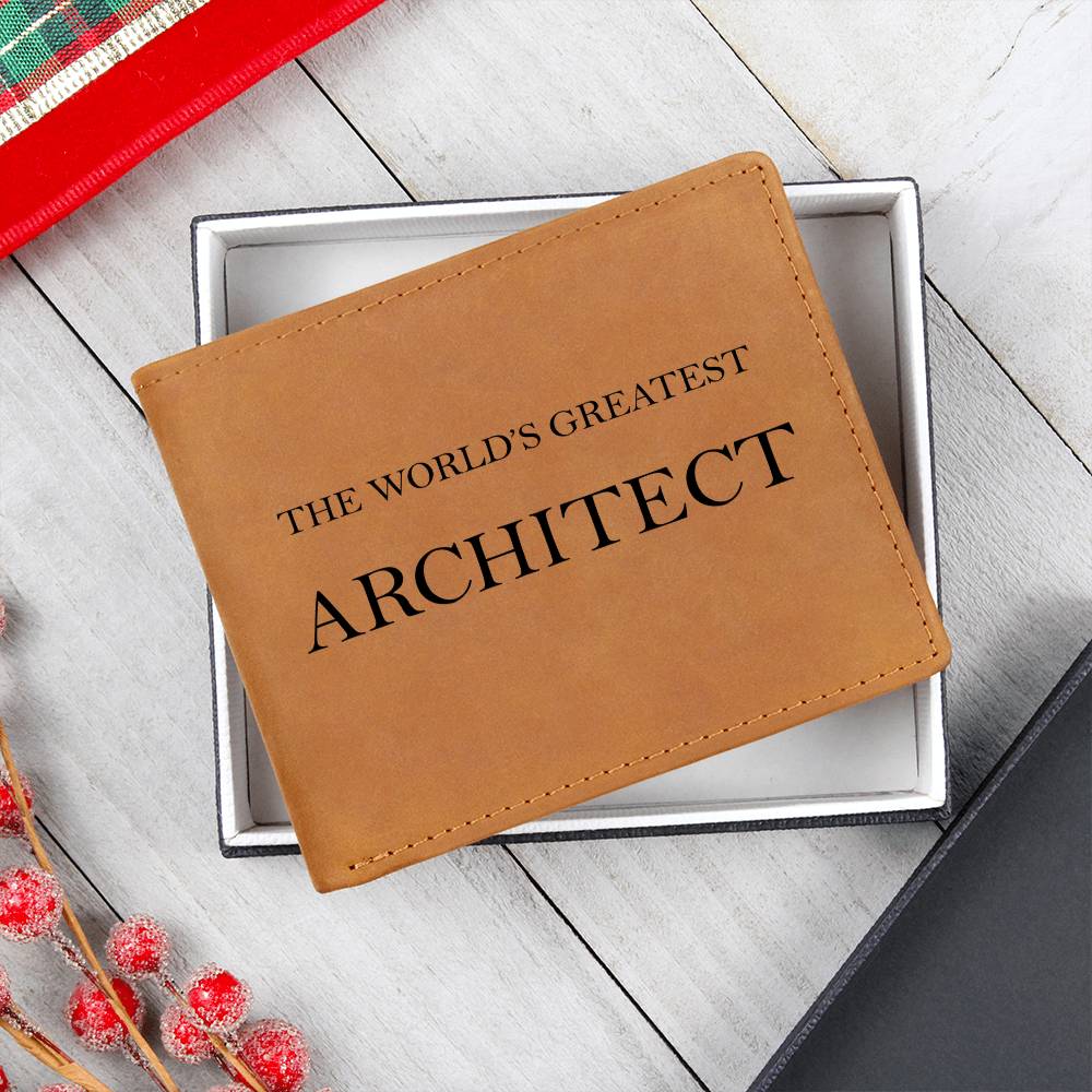 World's Greatest Architect - Leather Wallet