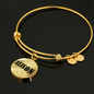 Alison v01 - 18k Gold Finished Bangle Bracelet