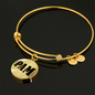 Pam v01 - 18k Gold Finished Bangle Bracelet