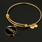 Candice v02 - 18k Gold Finished Bangle Bracelet