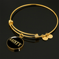 Kristy v02 - 18k Gold Finished Bangle Bracelet