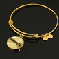 Antoinette v01 - 18k Gold Finished Bangle Bracelet