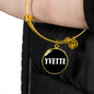 Yvette v03 - 18k Gold Finished Bangle Bracelet