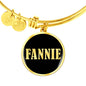 Fannie v02 - 18k Gold Finished Bangle Bracelet