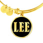 Lee v02 - 18k Gold Finished Bangle Bracelet