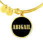 Abigail v02 - 18k Gold Finished Bangle Bracelet