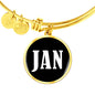 Jan v03 - 18k Gold Finished Bangle Bracelet