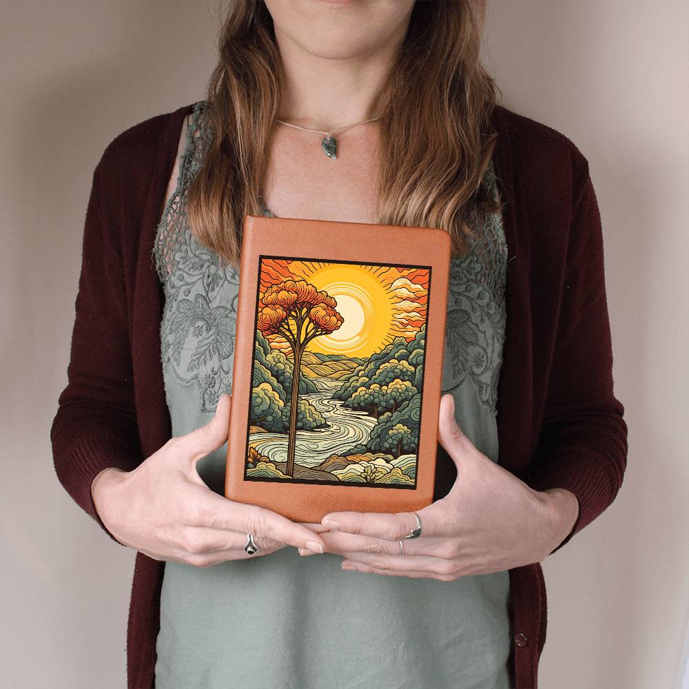 Minimalist BOHO Art 102 - Vegan Leather Journal