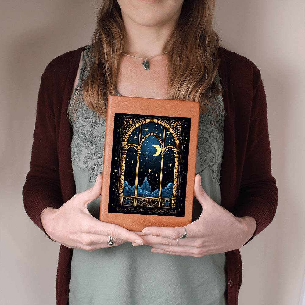 Minimalist BOHO Art 134 - Vegan Leather Journal