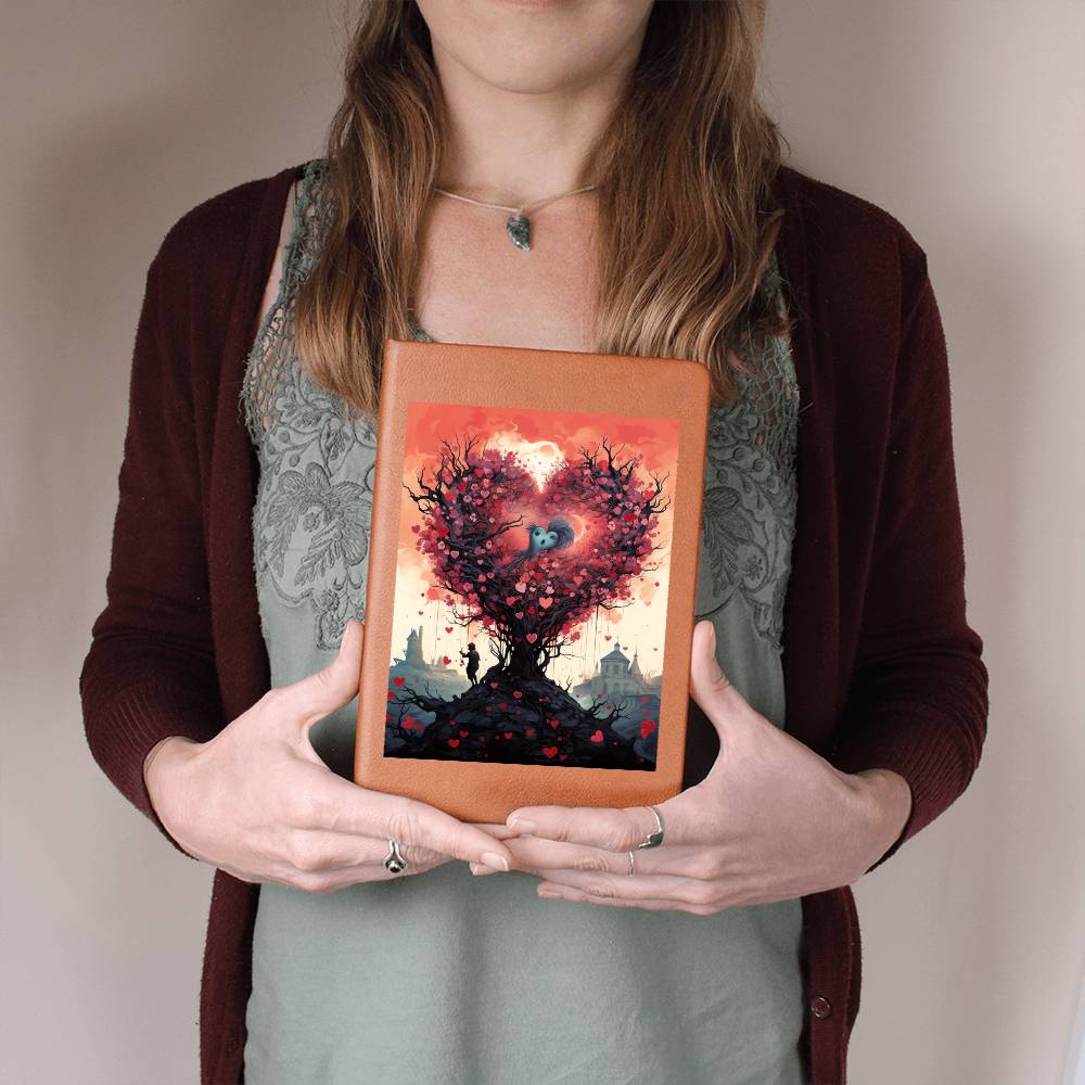 Valentine's Day Art 185 - Vegan Leather Journal
