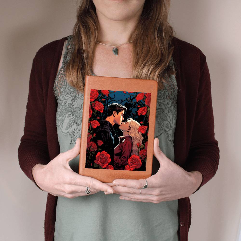 Valentine's Day Art 419 - Vegan Leather Journal