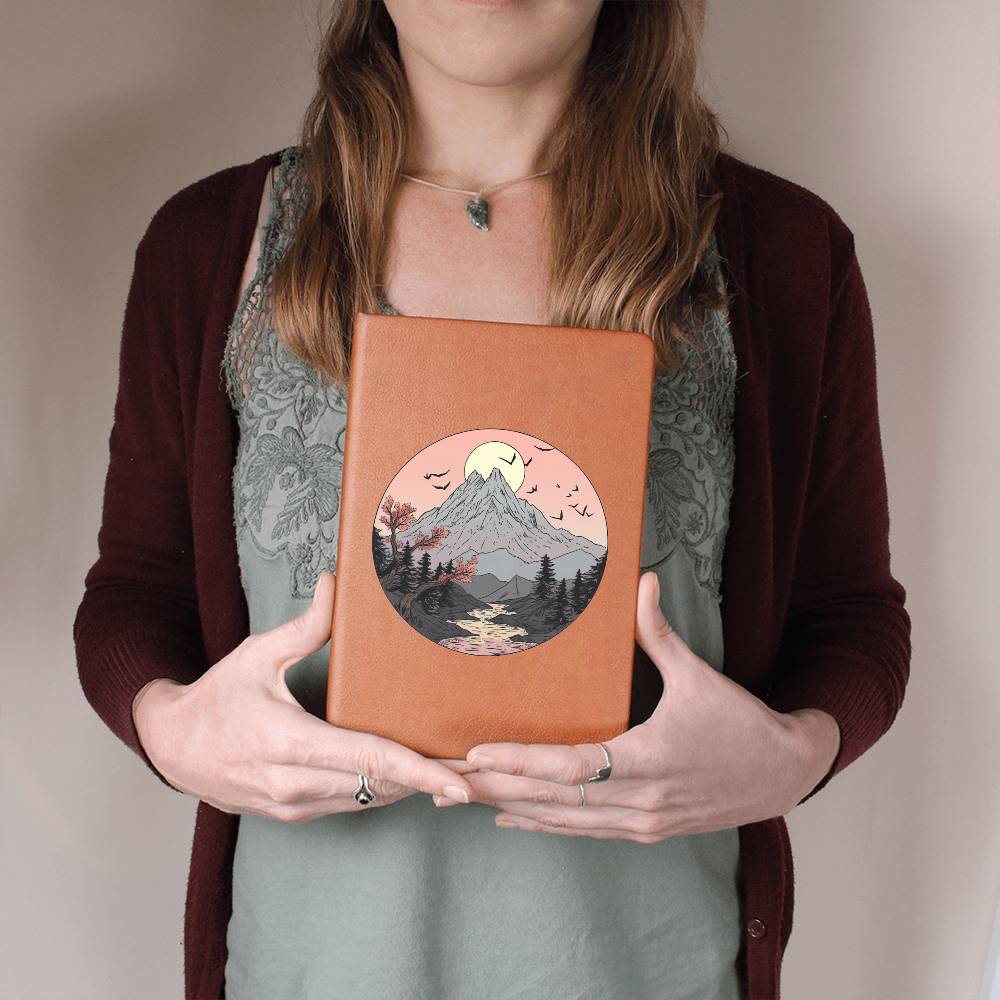 Minimalist BOHO Art 092 - Vegan Leather Journal