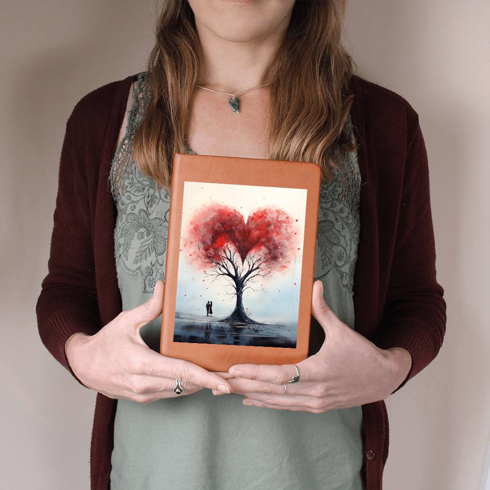Valentine's Day Art 377 - Vegan Leather Journal