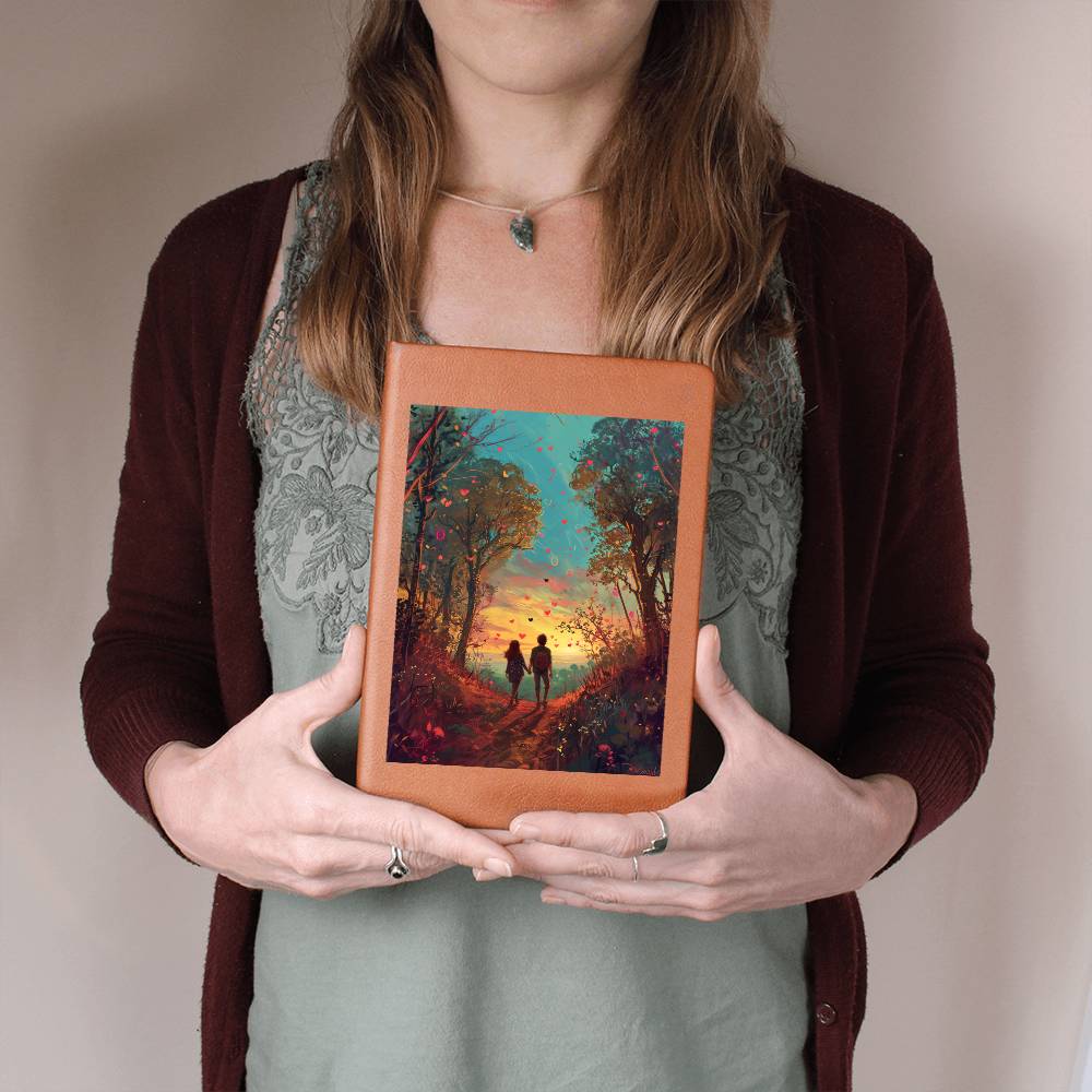 Valentine's Day Art 391 - Vegan Leather Journal