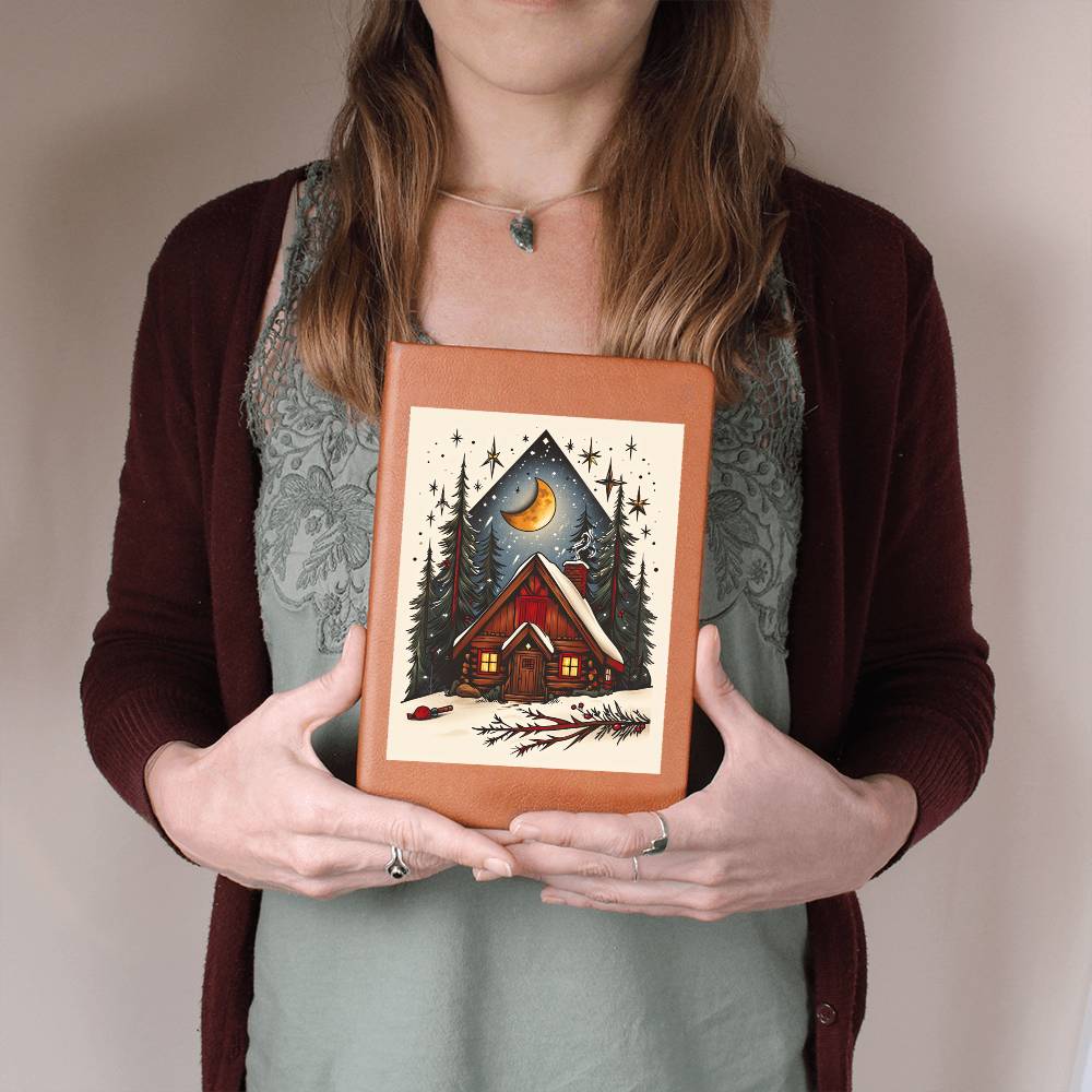 Minimalist BOHO Art 043 - Vegan Leather Journal