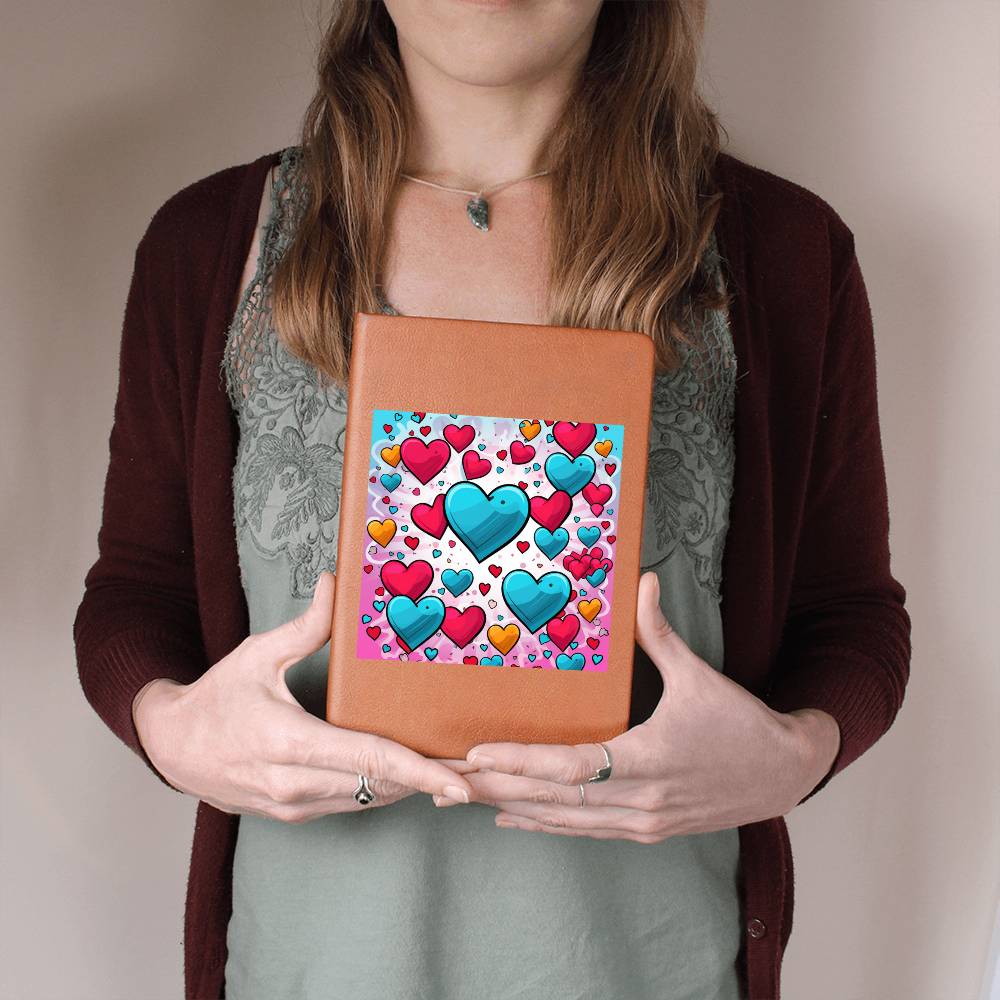 Valentine's Day Pop Art 19 - Vegan Leather Journal