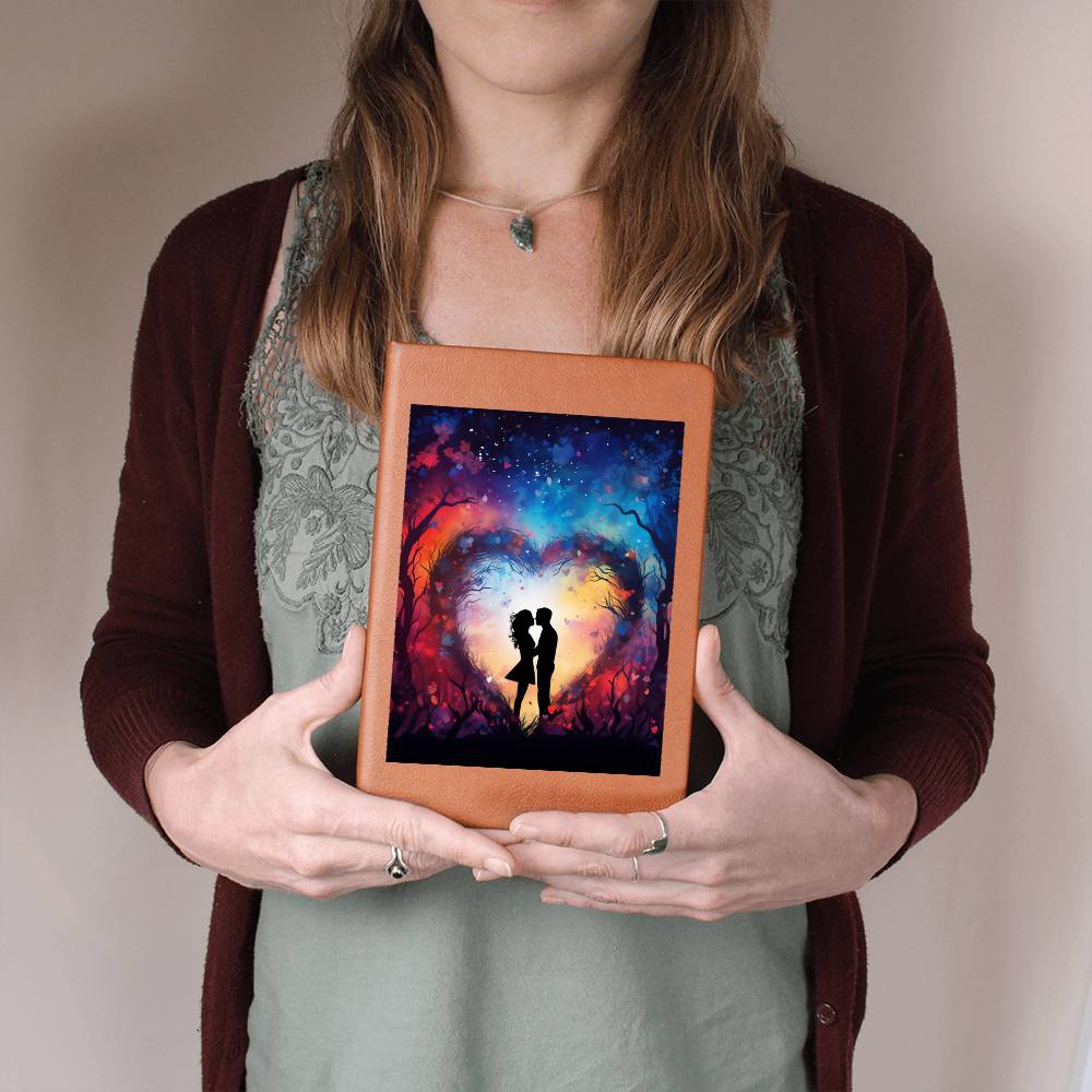 Valentine's Day Art 378 - Vegan Leather Journal