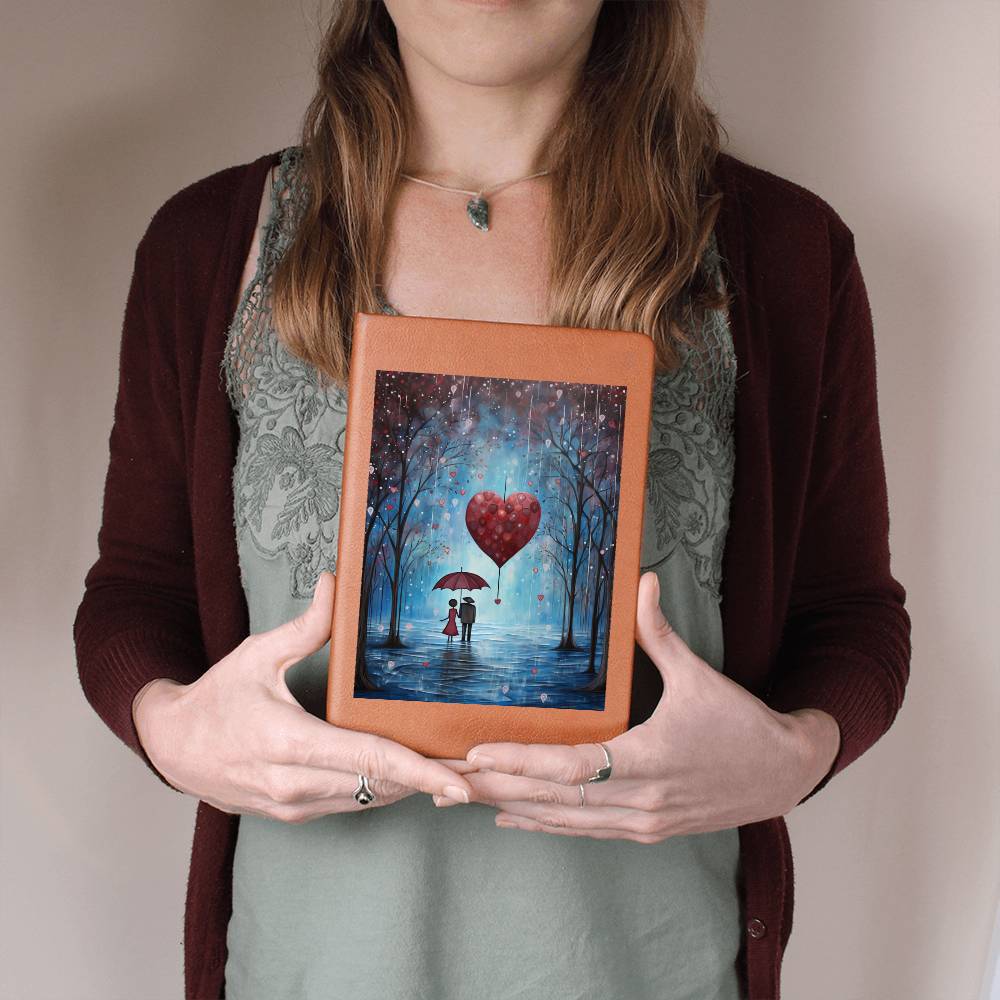 Valentine's Day Art 223 - Vegan Leather Journal