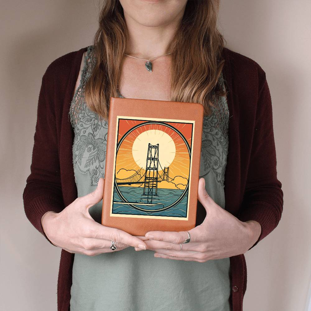 Minimalist BOHO Art 142 - Vegan Leather Journal