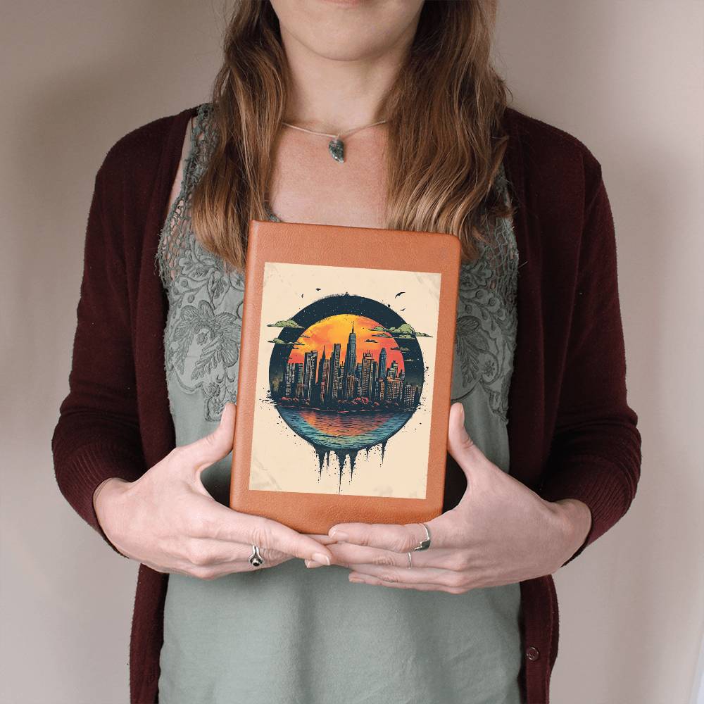 Minimalist BOHO Art 153 - Vegan Leather Journal