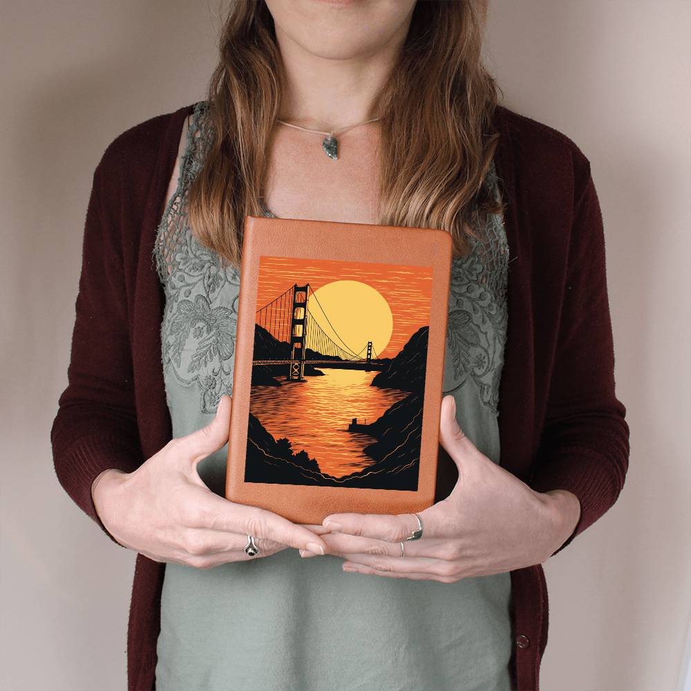 Minimalist BOHO Art 119 - Vegan Leather Journal