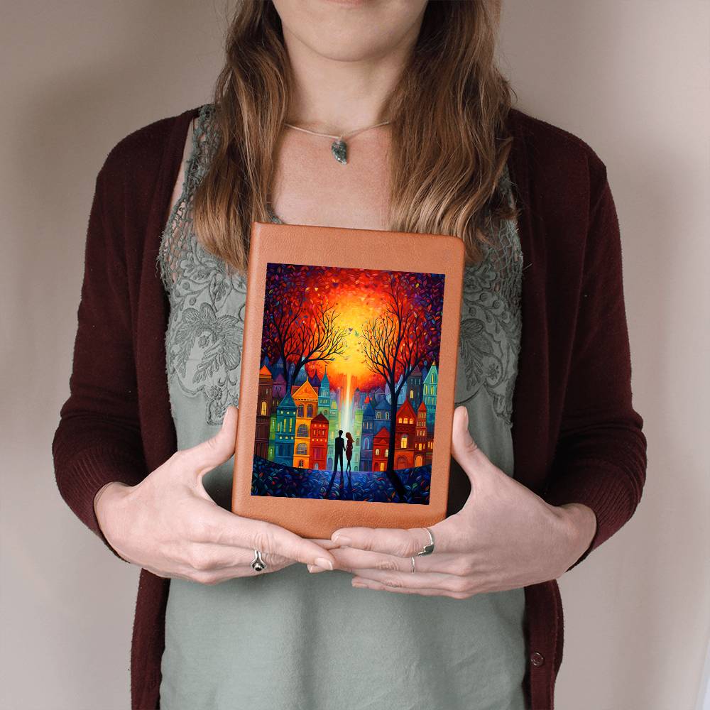 Valentine's Day Art 459 - Vegan Leather Journal