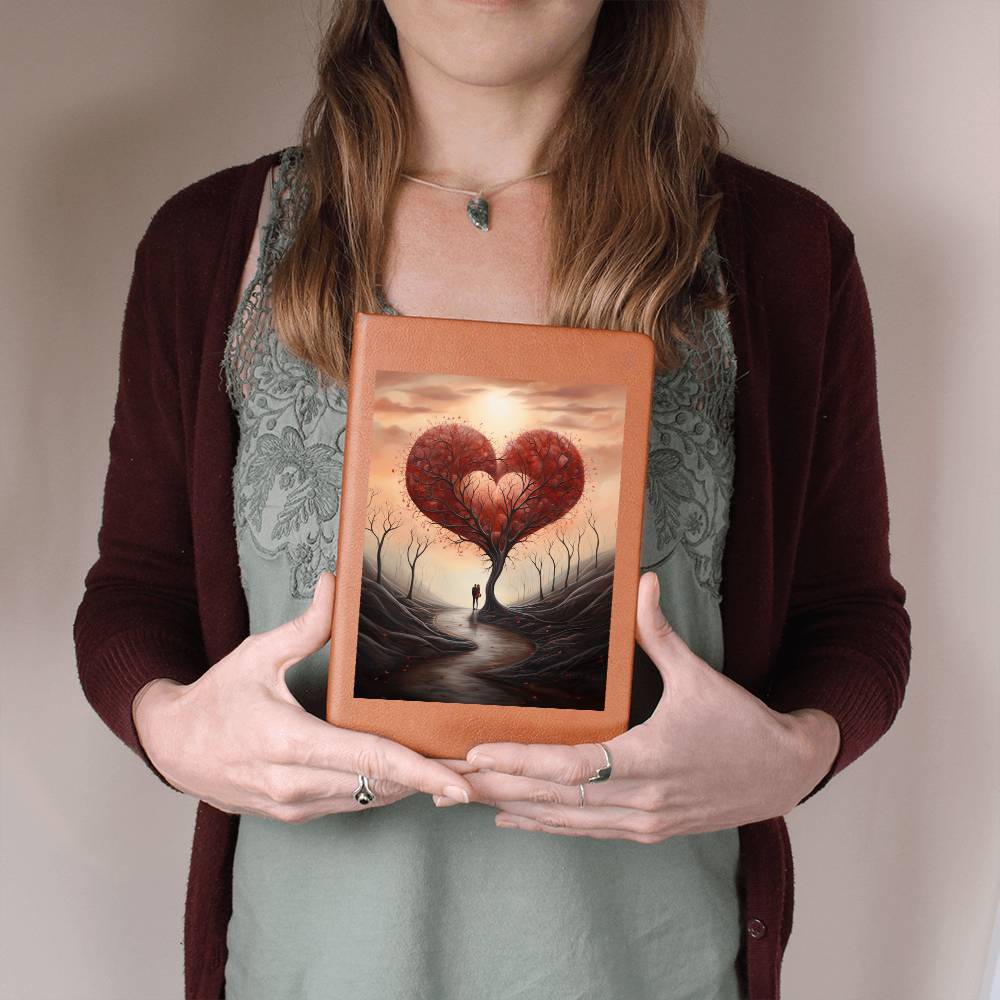 Valentine's Day Art 048 - Vegan Leather Journal