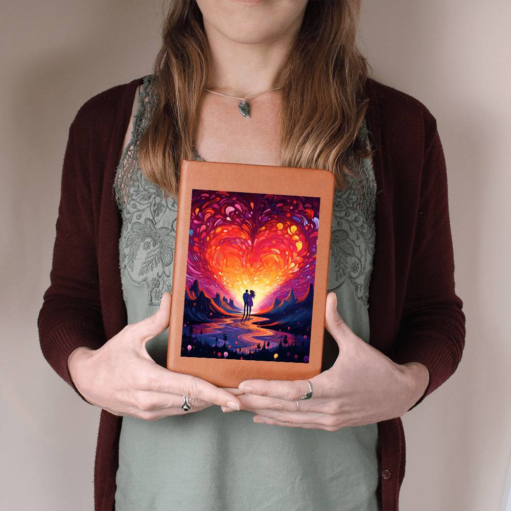 Valentine's Day Art 398 - Vegan Leather Journal