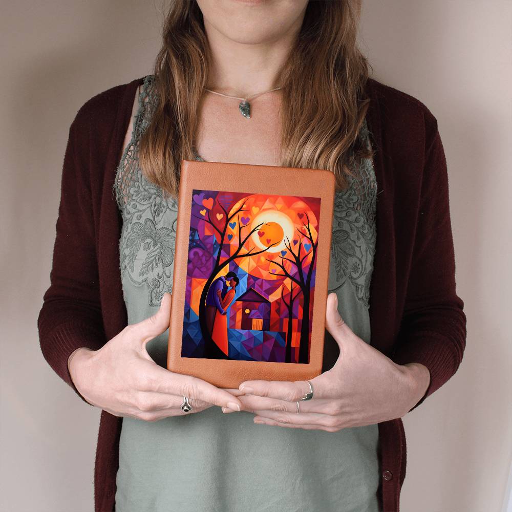 Valentine's Day Art 329 - Vegan Leather Journal