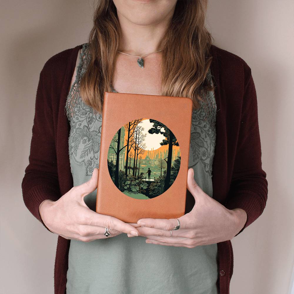 Minimalist BOHO Art 076 - Vegan Leather Journal