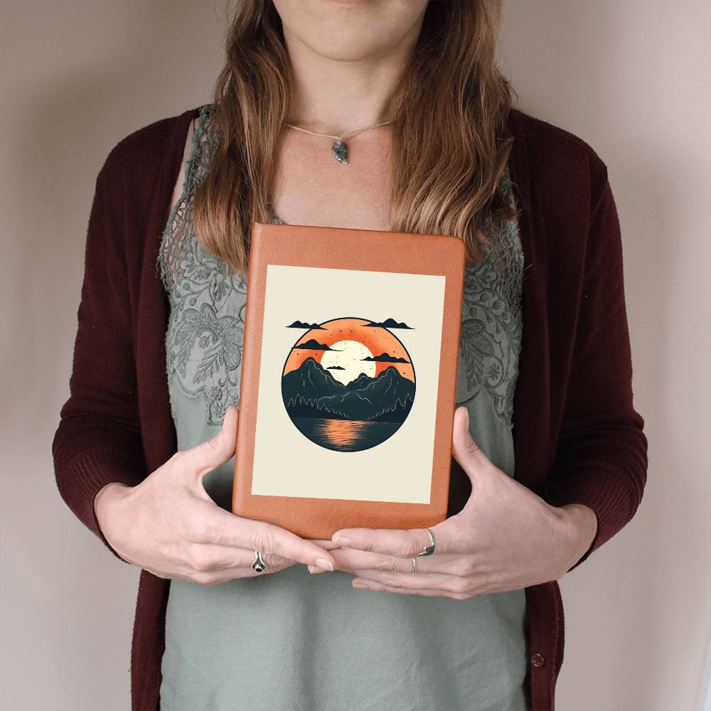 Minimalist BOHO Art 128 - Vegan Leather Journal