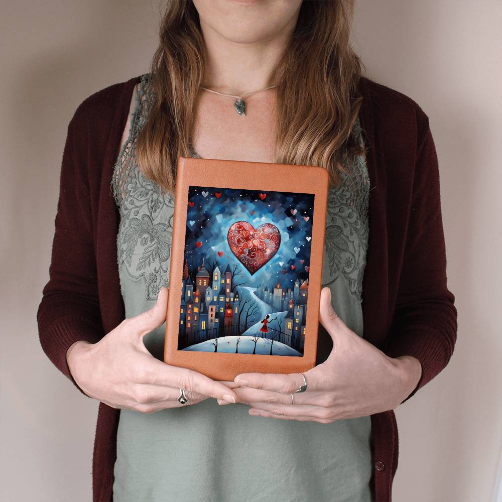 Valentine's Day Art 212 - Vegan Leather Journal