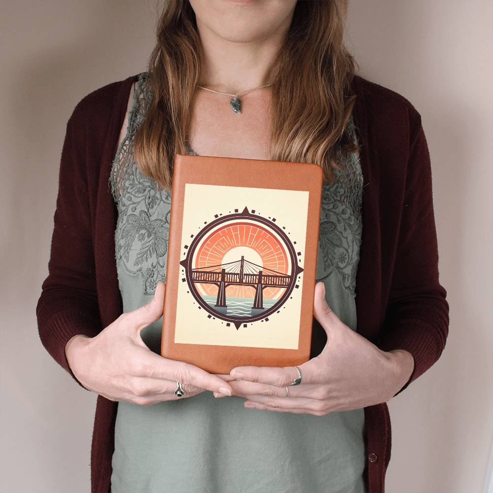 Minimalist BOHO Art 027 - Vegan Leather Journal