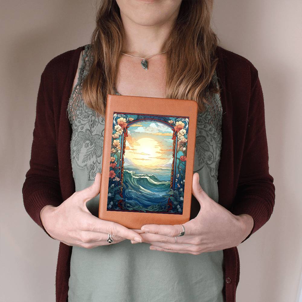 Minimalist BOHO Art 062 - Vegan Leather Journal
