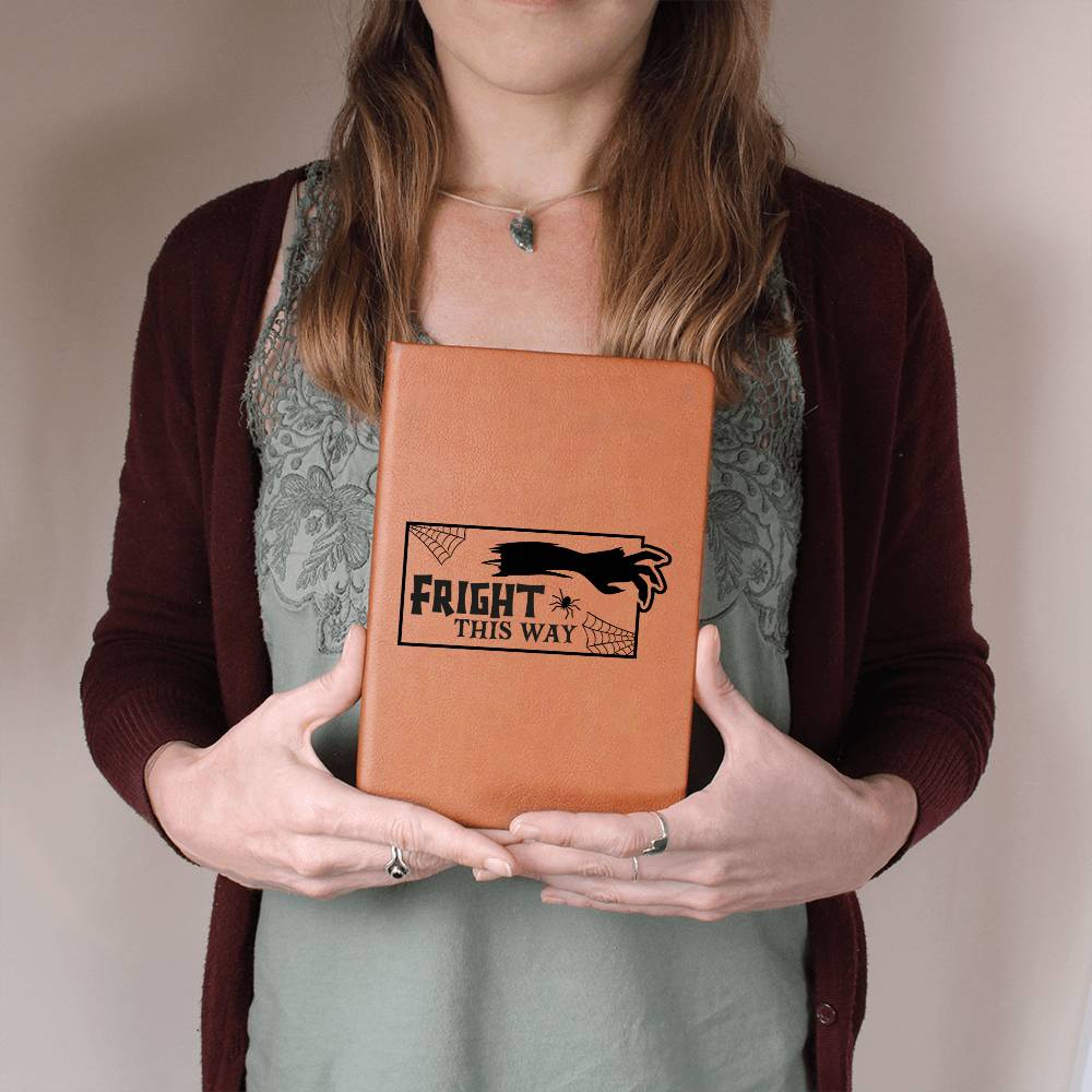 Vintage Halloween Signs 05 - Vegan Leather Journal