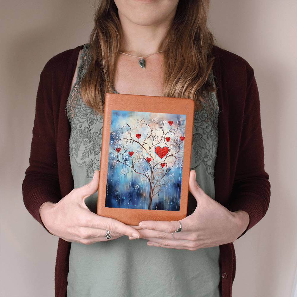 Valentine's Day Art 390 - Vegan Leather Journal
