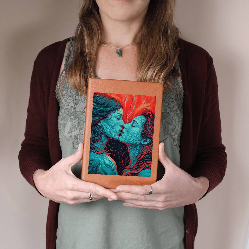 Valentine's Day Art 067 - Vegan Leather Journal