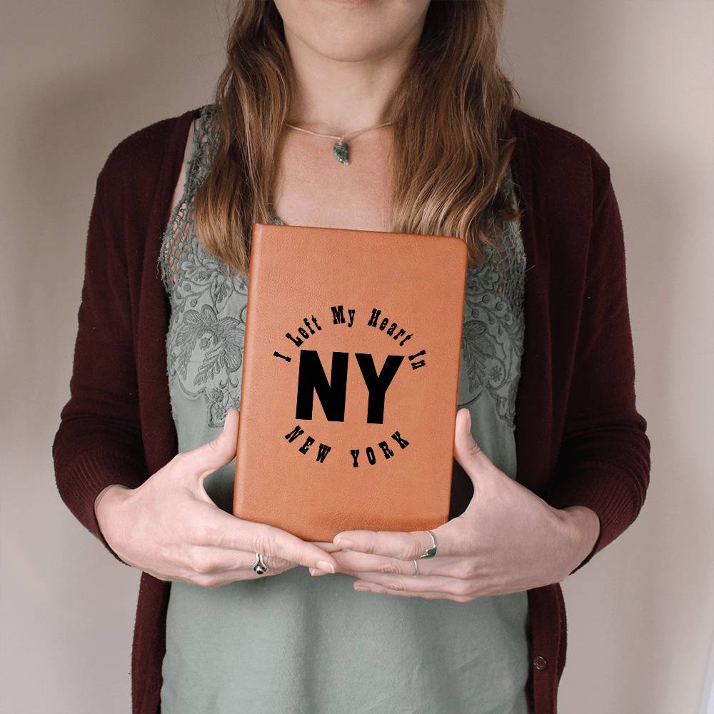 Heart In New York v01 - Vegan Leather Journal