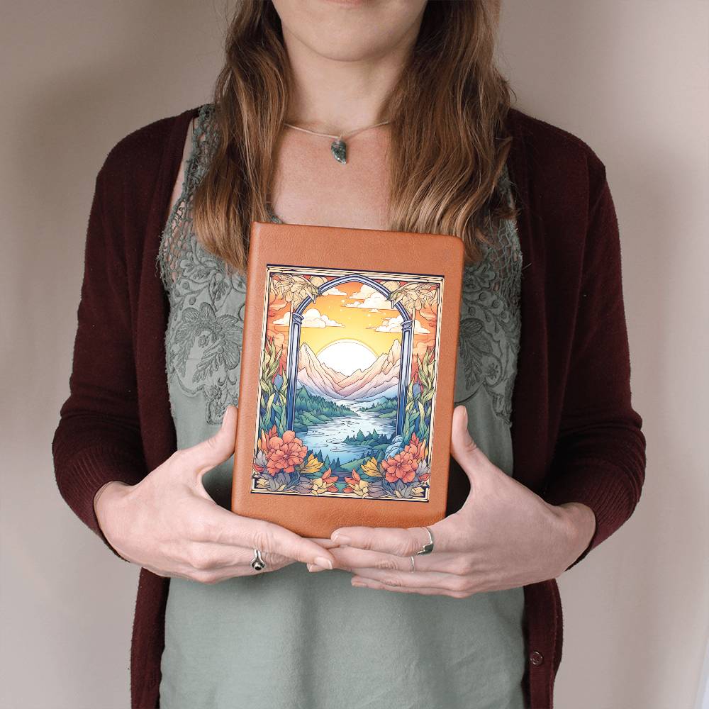 Minimalist BOHO Art 116 - Vegan Leather Journal