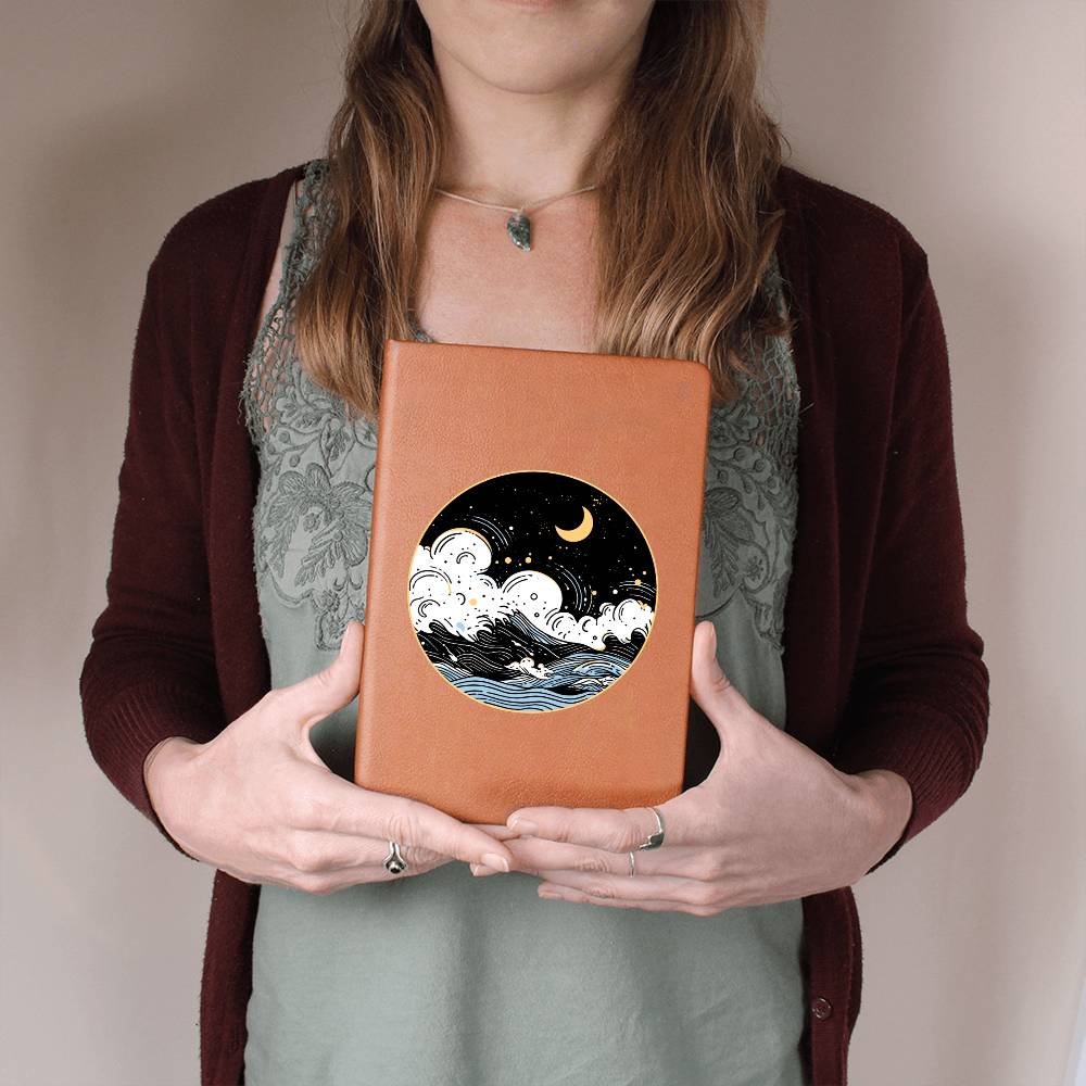 Minimalist BOHO Art 123 - Vegan Leather Journal