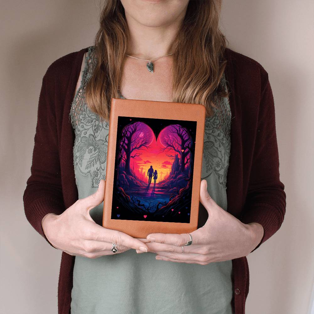 Valentine's Day Art 155 - Vegan Leather Journal