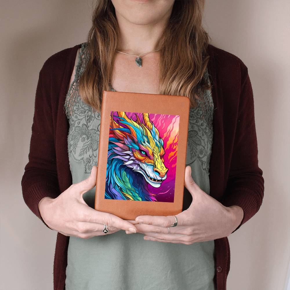 Majestic Dragon 017 - Vegan Leather Journal
