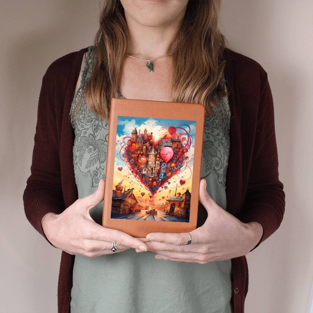 Valentine's Day Art 456 - Vegan Leather Journal