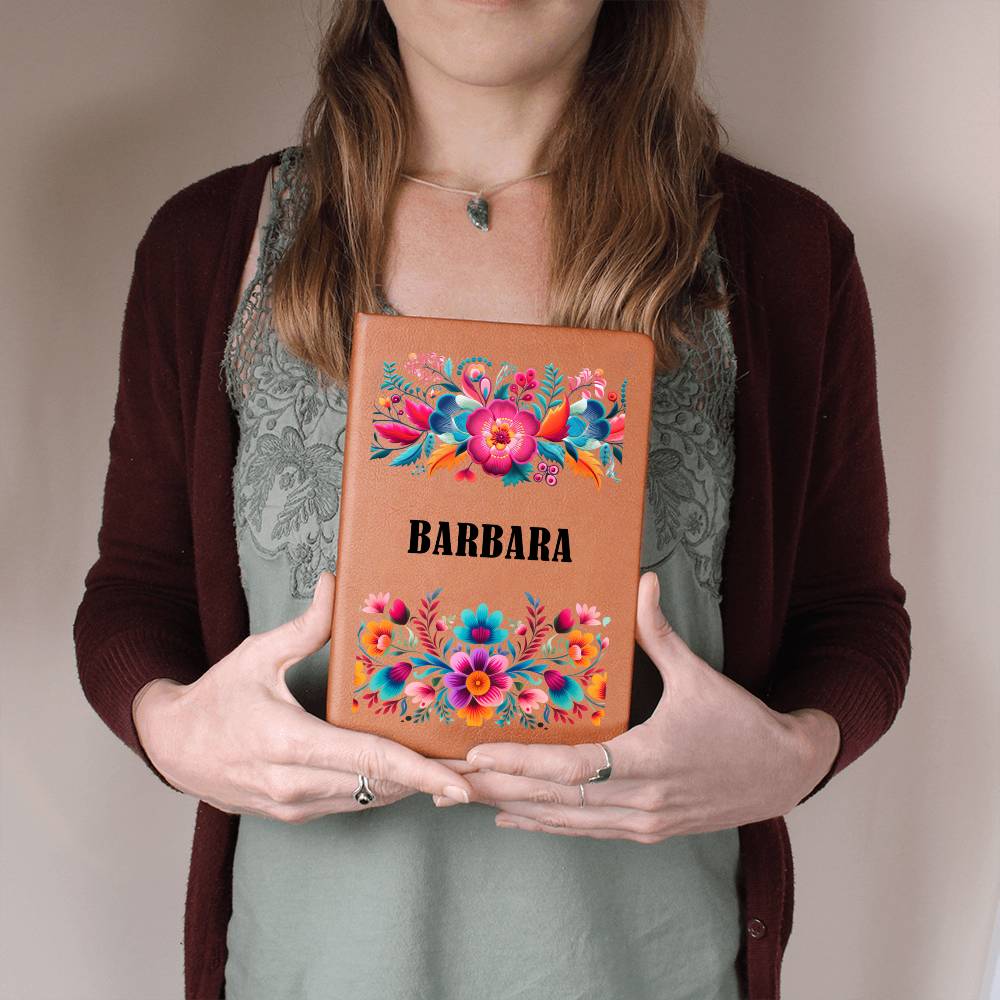 Barbara (Mexican Flowers 2) - Vegan Leather Journal