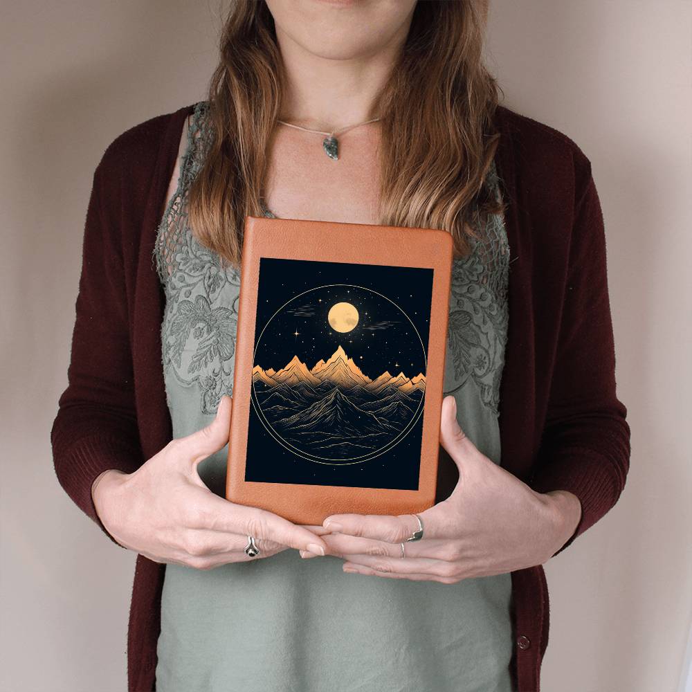 Minimalist BOHO Art 151 - Vegan Leather Journal