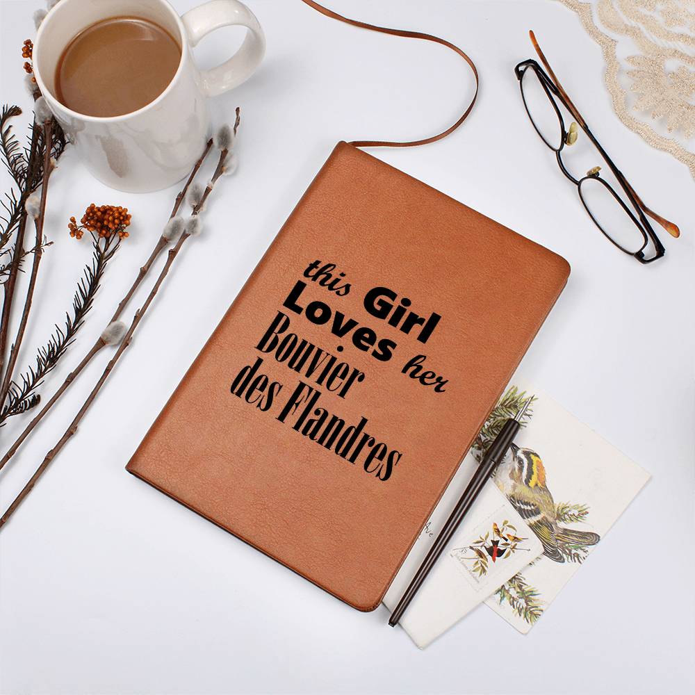 Bouvier des Flandres - Vegan Leather Journal