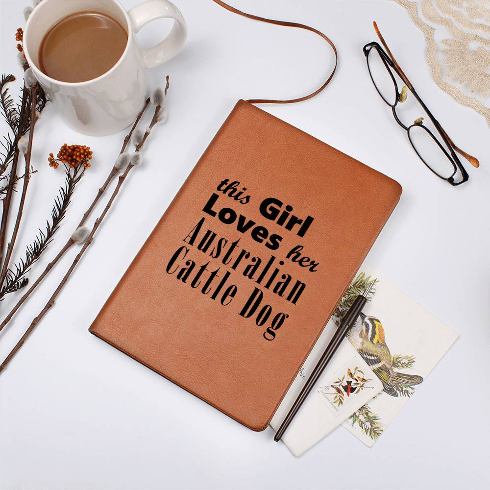 Australian Cattle Dog - Vegan Leather Journal